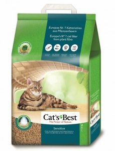 Cat's Best Sensitive 20l naturalny i delikatny żwirek dla kota (7,2kg)