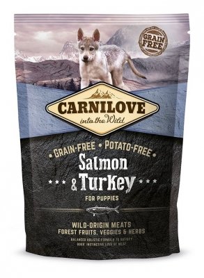Carnilove Puppy Salmon Turkey 1,5kg Sucha karma Łosoś Indyka dla szczeniąt