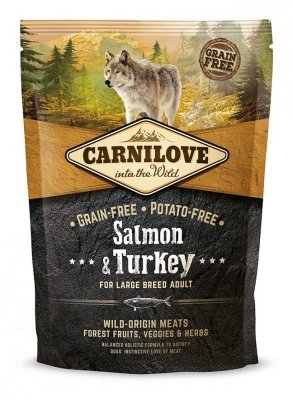 Carnilove Salmon Turkey Large Breed 1,5kg Łosoś Indyk dla psów dużych ras