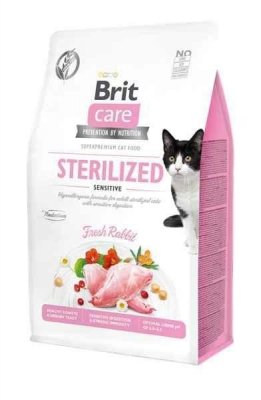 Brit Care Sterilized Sensitive 2kg dla Kotów sterylizowanych z problemami trawiennymi