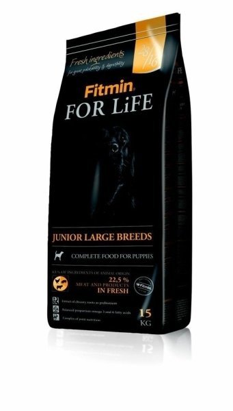 Fitmin Dog for Life Junior Large Breed 15kg sucha karma dla Szczeniąt Dużych Ras