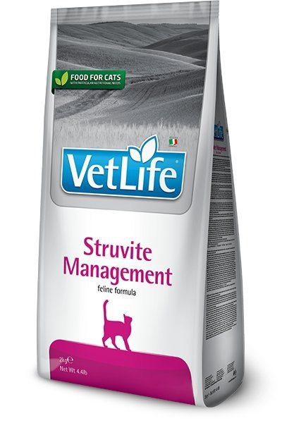 Farmina Vet Life Struvite Management 2kg zapobiega tworzeniu się kamieni struwitowych u kota