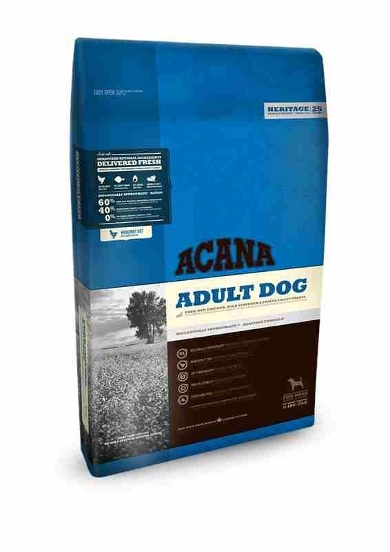 Acana Heritage Adult Dog 11,4kg sucha karma dla dorosłego psa