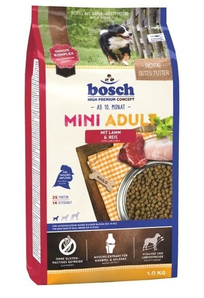 Bosch Adult Mini Lamb&amp;Rice 1kg
