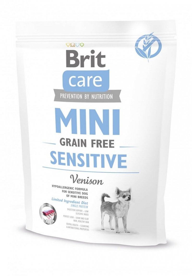 Brit care Mini Sensitive 400g z dziczyzną