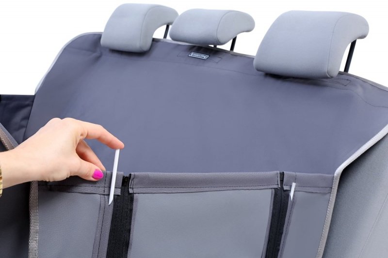 Kardiff mata Anti Slip 1/2 kanapy (70x160cm) Popielata