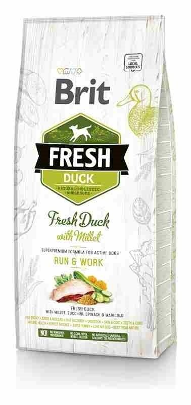 Brit Fresh Active Duck Millet 12kg