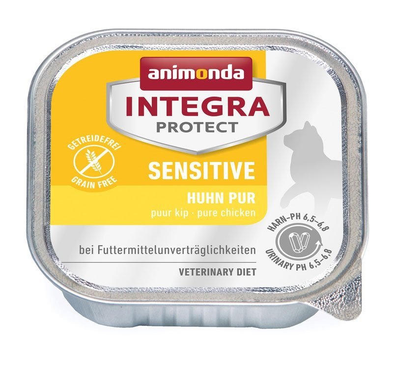 Animonda Integra Sensitive Kurczak 100g tacka Mokra karma dla kotów wrażliwych na pokarm