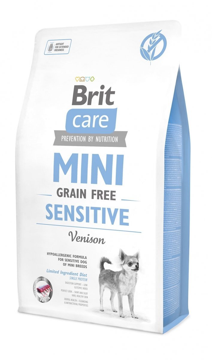 Brit care Mini Sensitive 7kg z dziczyzną
