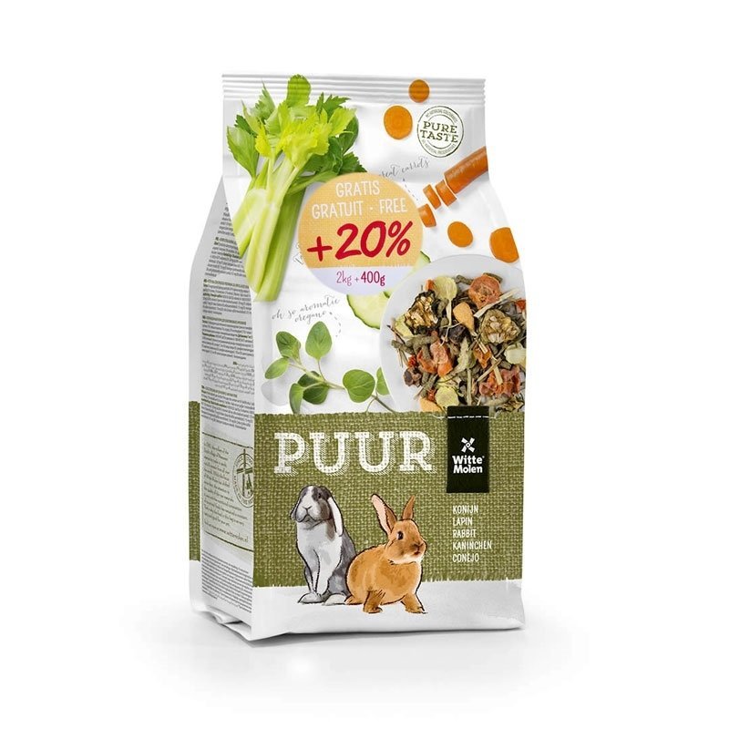 Witte Molen PUUR 2+0,4kg Rabbit