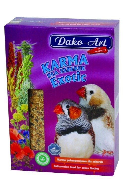 Dako-art Exotic 500g karma dla Zeberek