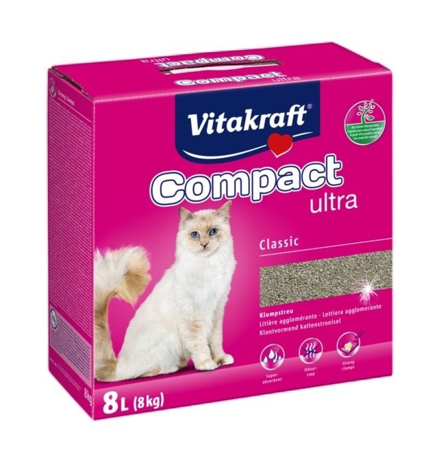Vitakraft Compact Ultra 8kg żwirek bentonitowy dla kotów