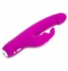 Wibrator- Happy Rabbit Slimline Realistic Rabbit Vibrator Purple