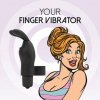 FeelzToys Wibrator na Palec - Magic Finger Vibrator Zwart Czarny