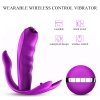 FOX SHOW Masażer do majtek Stymulator-Silicone Panty Vibrator USB 7 Function / Heating