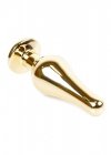 BossSeries Korek Analny-Jewellery Gold BUTT PLUG- Rose