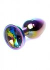 BossSeries Korek Analny-Jewellery Multicolour PLUG- Clear