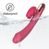 FOX Wibrator Króliczek Podgrzewany-Silicone Vibrator USB, 10 vibration modes, Heating