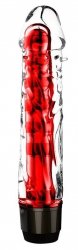 Realistyczny Jelly Wibrator - RED VIBE