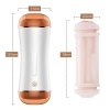 FOX SHOW Masturbator-Boss Series-Vibrating Masturbation Cup USB 10 function + Interactive Function / Double Ends