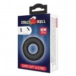 CRAZY BULL- SUPER SOFT SILICONE-Pierścień Erekcyjny
