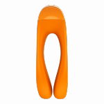 Stymulator-Candy Cane Finger Vibrator ( Orange )
