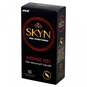 UNIMIL Prezerwatywy Stymulujące - SKYN BOX 10 INTENSE FEEL