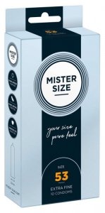 Mister Size Prezerwatywy 53mm 10szt
