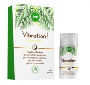 INTT VEGE Żel Pobudzający - Vibration Coconut Oil Vegan 15ml