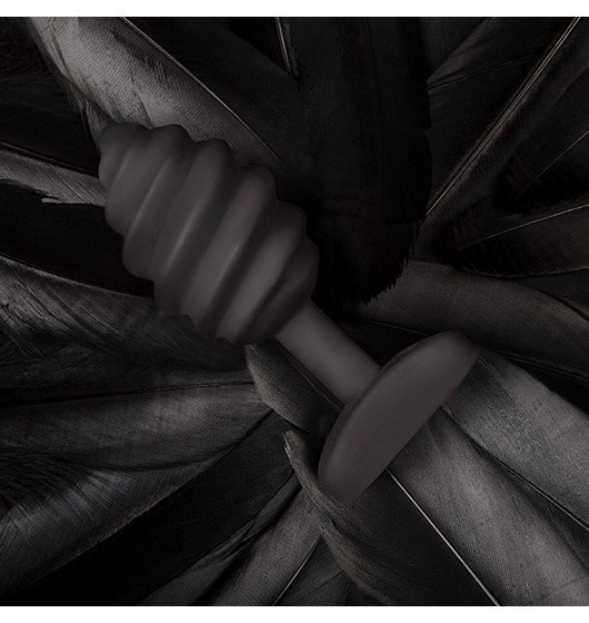 GVIBE Wibrujący Korek Analny   Gplug Twist Mystic Noir