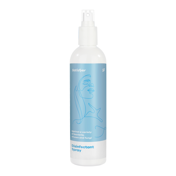 SATISFYER Sprej do dezynfekcji zabawek erotycznych dla KOBIET 300ml