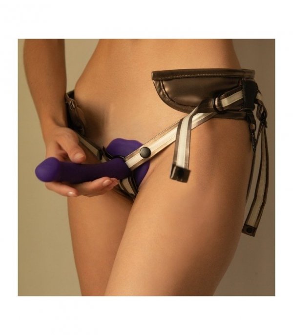 STRAP-ON ME Leatherette Harness Desirous -Uprząż do Dildo