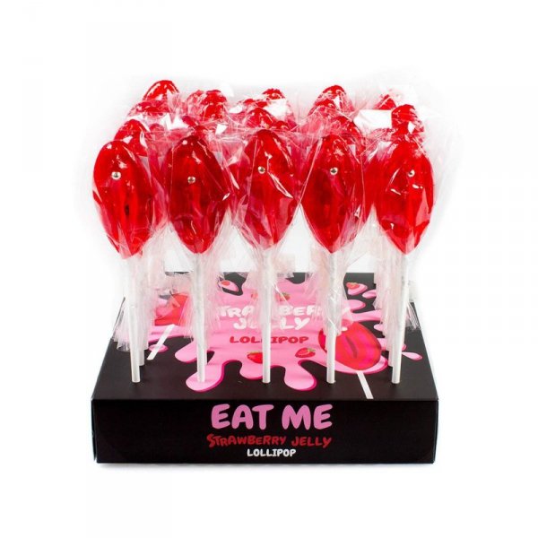 Strawberry Pussy Lollipop-Lizak