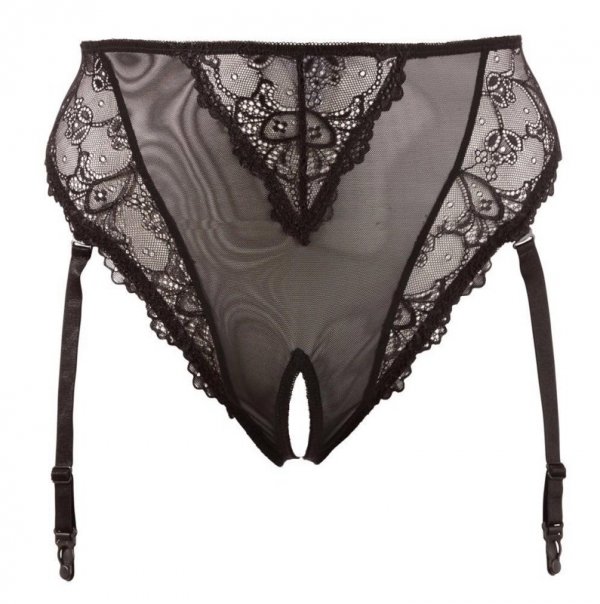Cottelli Collection Majtki z Szalkami -Suspender Briefs 3XL