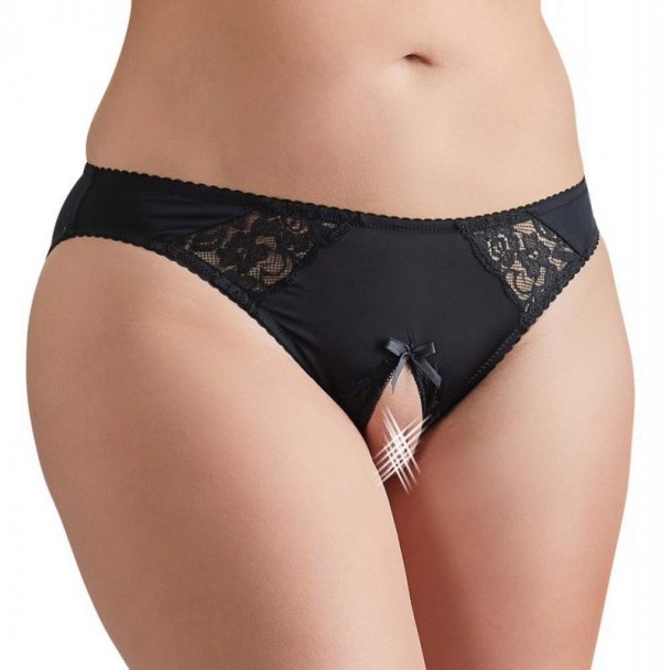 Cottelli Collection Majtki -  Crotchless Briefs L