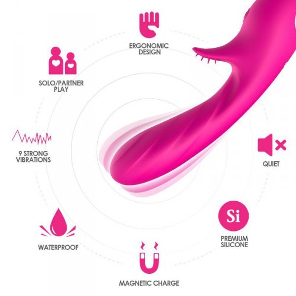 BOSS SERIES Wibrator Punktu G i Stymulacji - Romance pink
