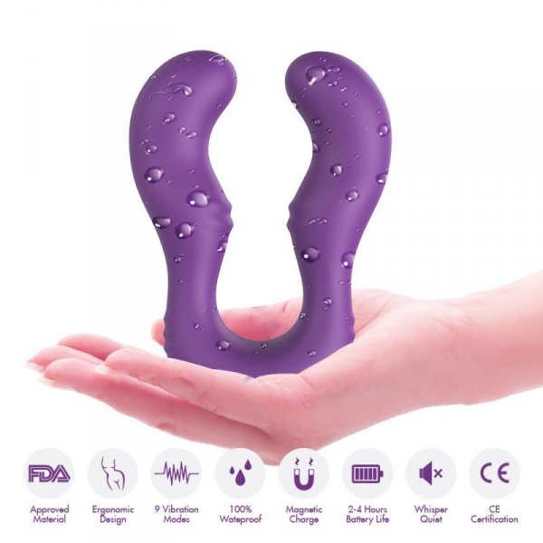 BOSS SERIES Masażer dla Par - Seraph purple