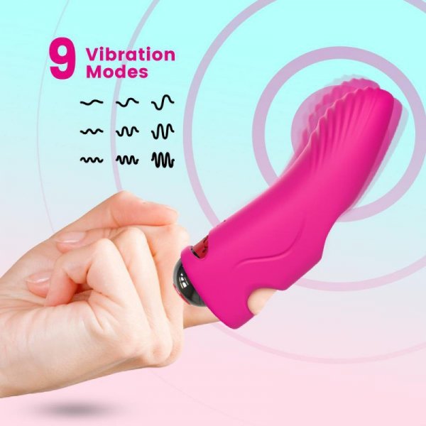 BOSS SERIES Wibrator na Palec - Aurora pink