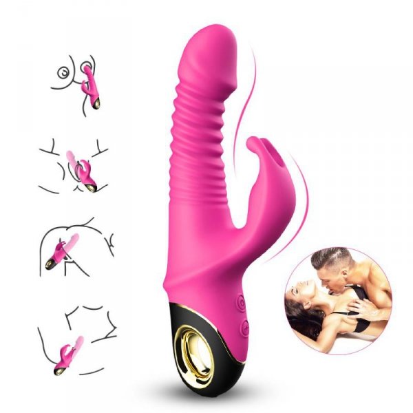 BOSS SERIES Wibrator Królik - Zing pink