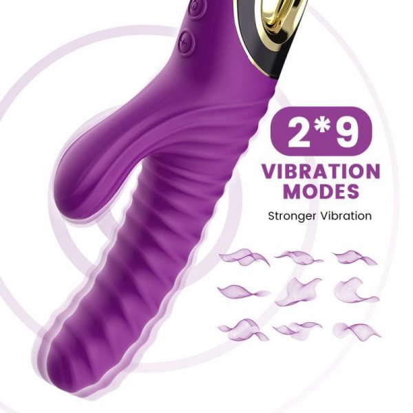 BOSS SERIES Wbrator Kroliczek - Eternity purple