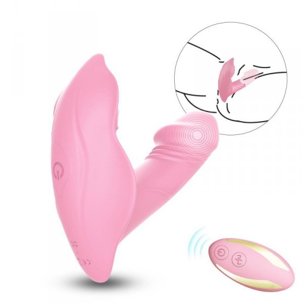 BOSS SERIES Wibrator do Majtek Na Pilota - Whistle light pink