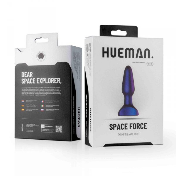 HUEMAN Korek Analny  - Space Force Vibrating Butt