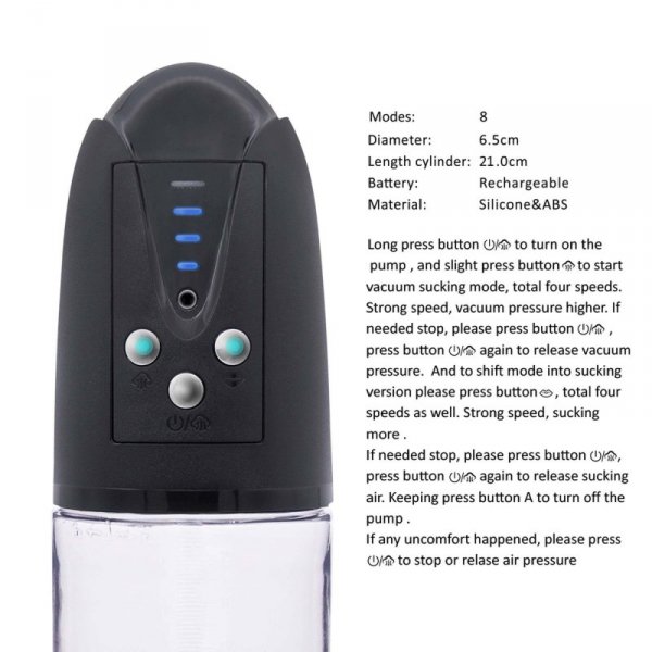 BossSeries Pompka do Penisa-Pompka-SUCK VACUM PENIS PUMP