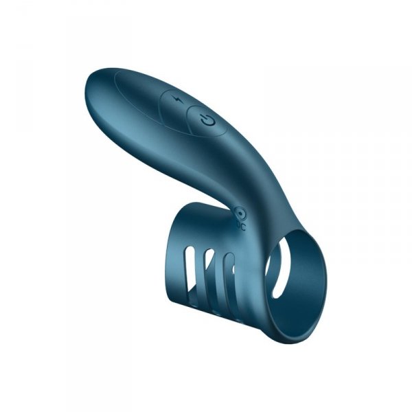 FOX Wibrator-Silicone Ring Blue USB 7 Function