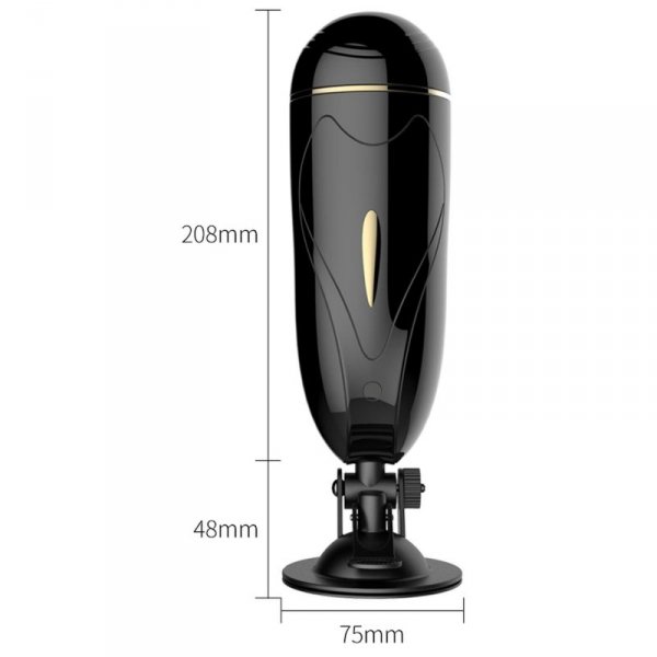 FOX SHOW Masturbator-Vibrating Masturbation Cup USB 7 + Interactive Function / Talk Mode