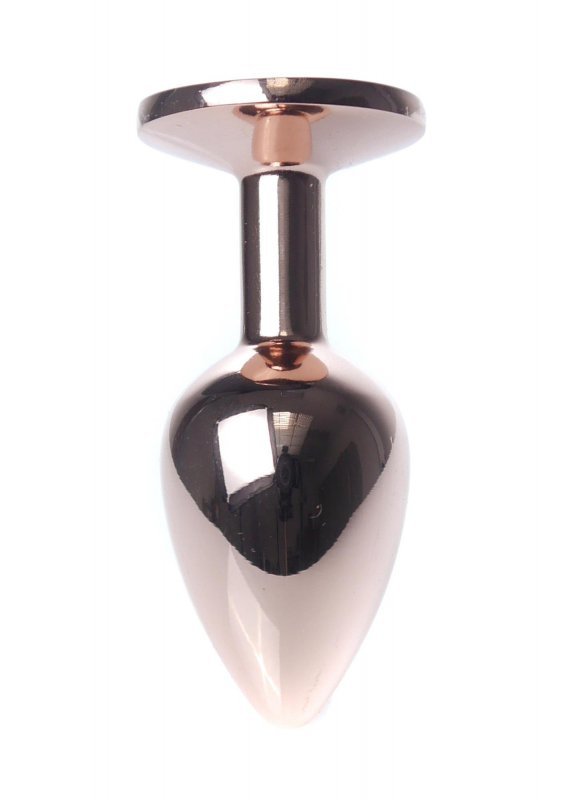 BossSeries Korek Analny-Jewellery Red Gold PLUG- Red