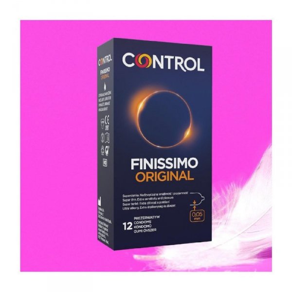 CONTROL Prezerwatywy Super Cienkie-Control Finissimo Original 12&quot;s