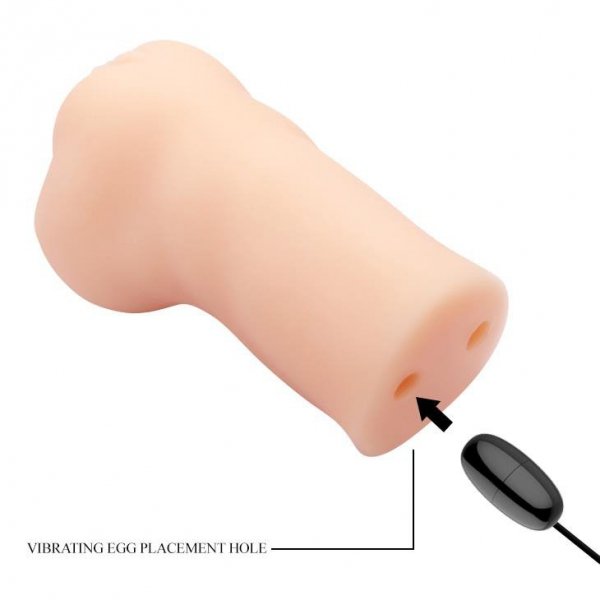 CRAZY BULL - Realistic Pocket Pussy,Vibration-Sztuczna Pochwa