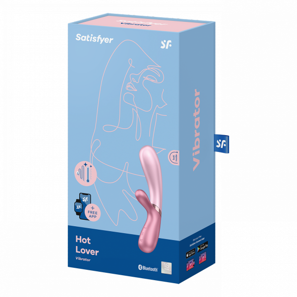 Wibrator SATISFYER Hot Lover with APP Duo-Pink