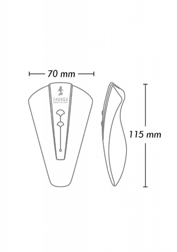 SHUNGA Stymulator Łechtaczki - OBI Intimate Massager Light Pink